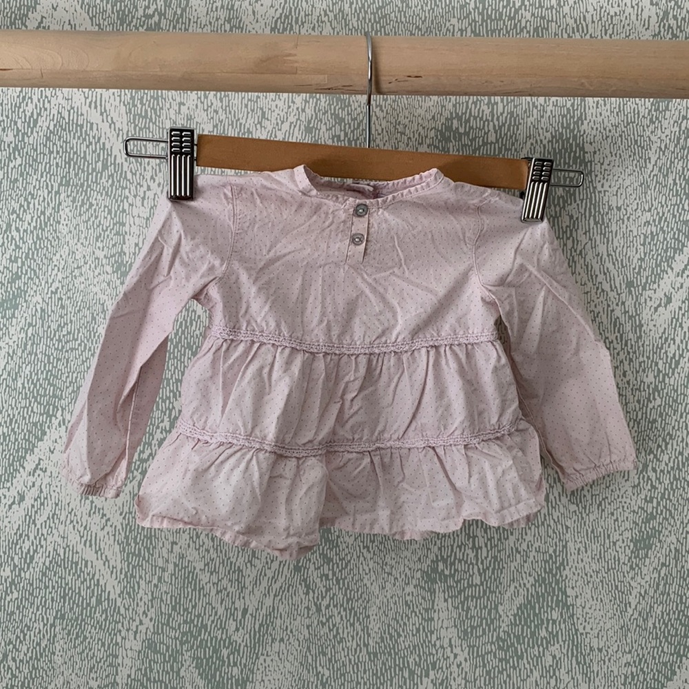 Tartine et Chocolat pink blouse